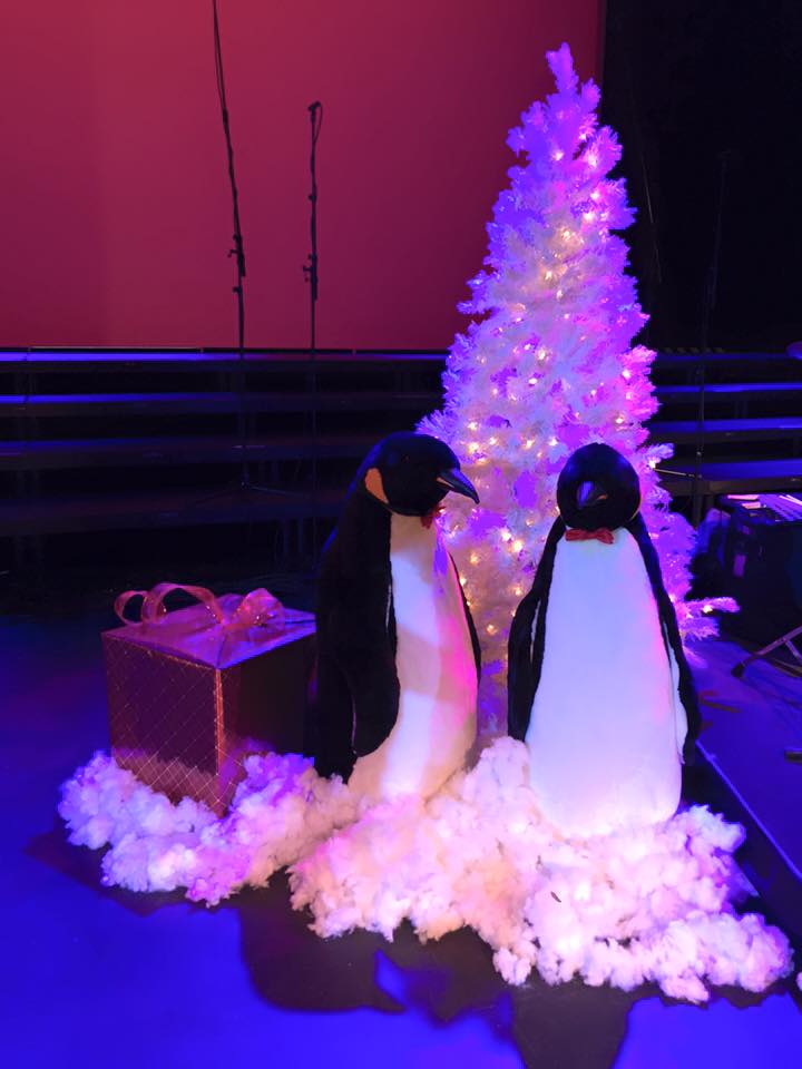 SPFentertains's tweet photo. @SheridNurseries #penguins transported to the North Pole at #4THSOC #xmasmagic @kevinpauls #TheSpiritOfChristmas https://t.co/q3FmrYcaW4