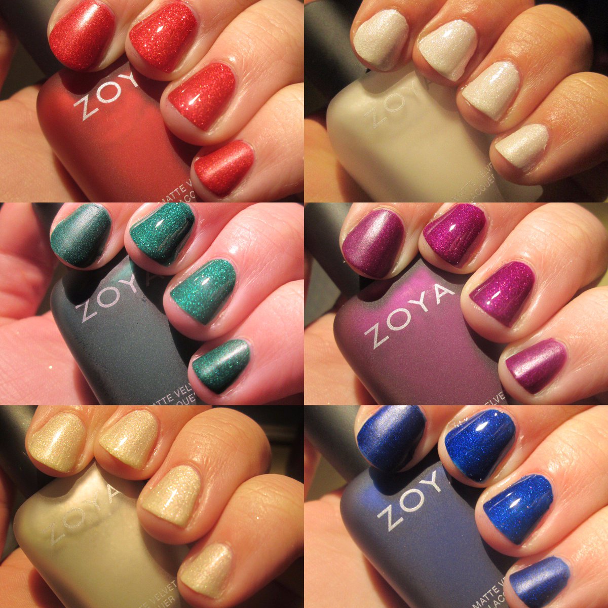 moonstonerwitch's tweet photo. NEW BLOG POST! The @ZoyaNailPolish #MatteVelvet Winter Collection: https://t.co/O54MRZNzM9 #everydayzoya https://t.co/QzxCFyQvia