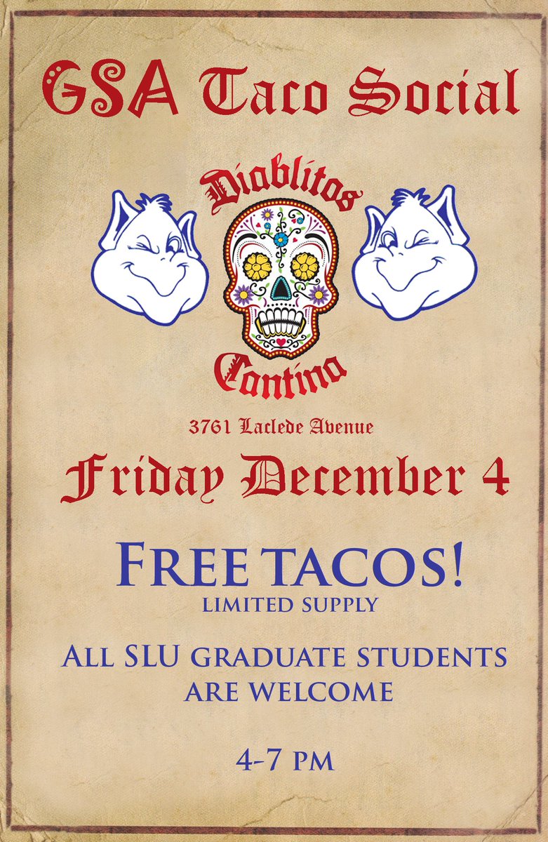 SLU Graduate Student Association tweet media