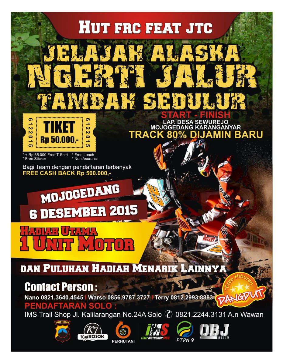 neoj85's tweet photo. Monggo yg hobby trabas,jelajah alaska ngerti jalur tambah sedulur.Bintang tamu #33 ivan harry...langsung daftar ya.. https://t.co/Xn4jrgIkZD