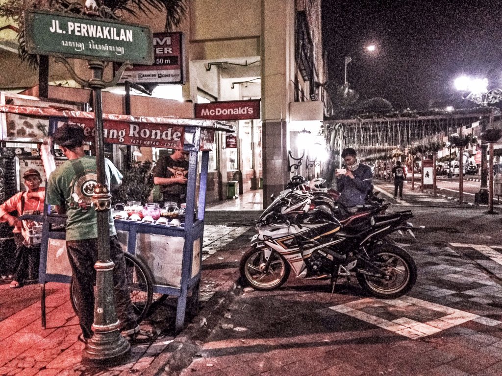 Wedang Ronde #yogyakarta #malioboro #cbr250
