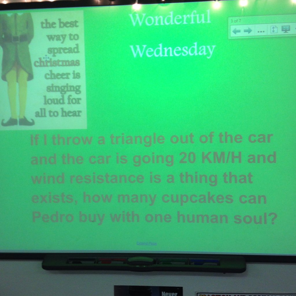 MrsAhlbornCMS's tweet photo. My warm up today 😜. #cmsmath #cmsempowers https://t.co/3cq5Pd3gu9