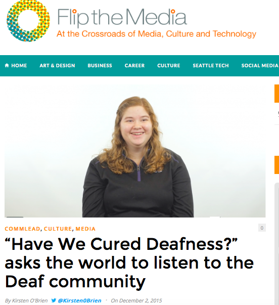 flipthemedia's tweet photo. #CommLead student Jacob Christensen shows how deaf culture is just as vibrant as any other.
https://t.co/fl7QPFFyv5 https://t.co/Nq6KOzqiep
