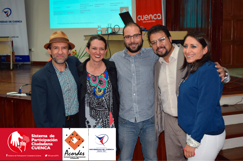 CuencaSPC's tweet photo. #PabloPanoy con los #ponentes de la primera jornada del encuentro #ParticipaciónCiudadana y #DemocraciasDigitales https://t.co/6AitpIZH01