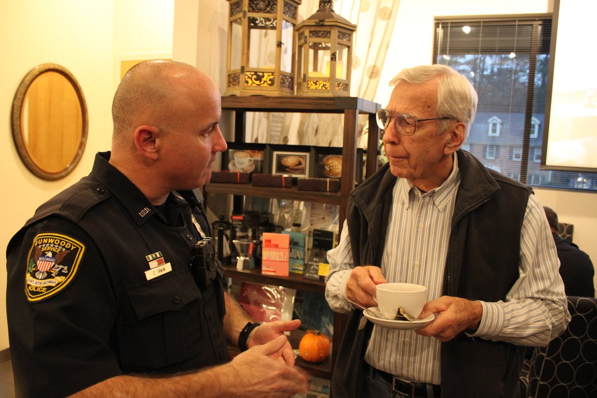 December's <a href="/CoffeeWithACop/">Coffee with a Cop</a> event was a success! Thanks to <a href="/CremaIt/">CremaEspressoGourmet</a> for hosting! on.fb.me/1lwvVHb