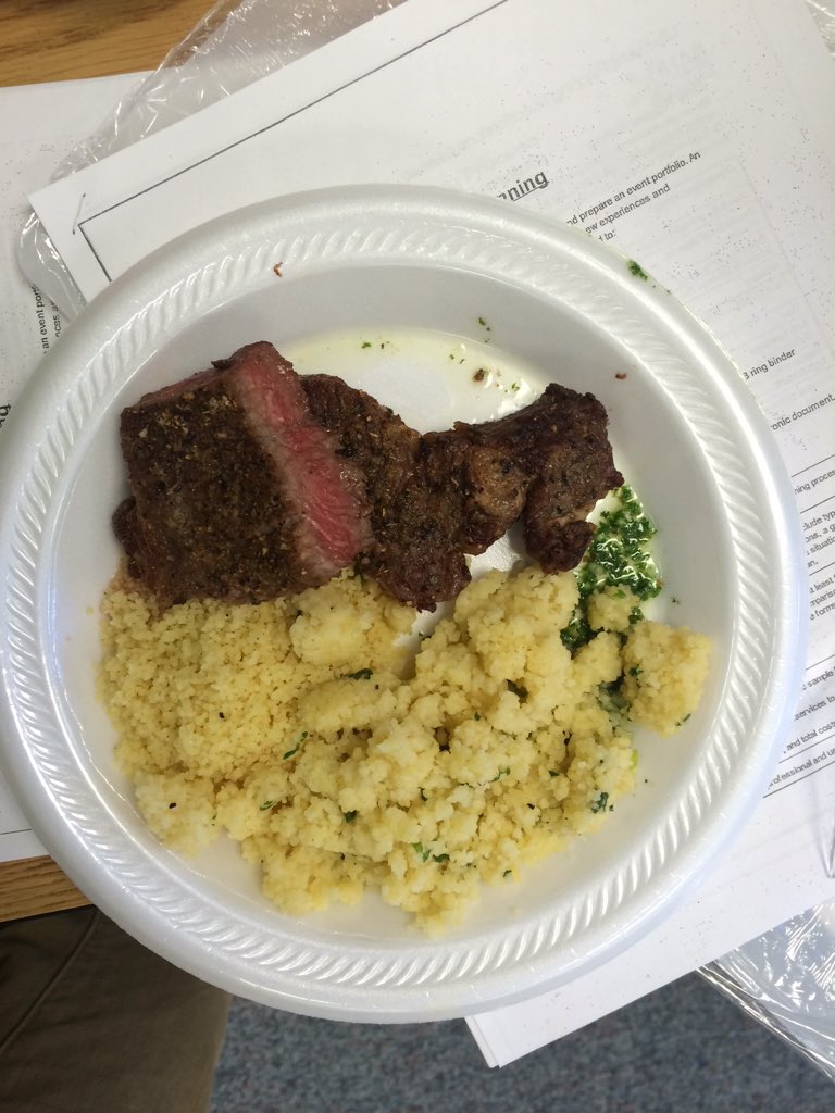 JOEdTech's tweet image. Thanks to @brenda_washburn  and the #centaurushs Catering 1 class for the awesome steak and couscous! #bvsd