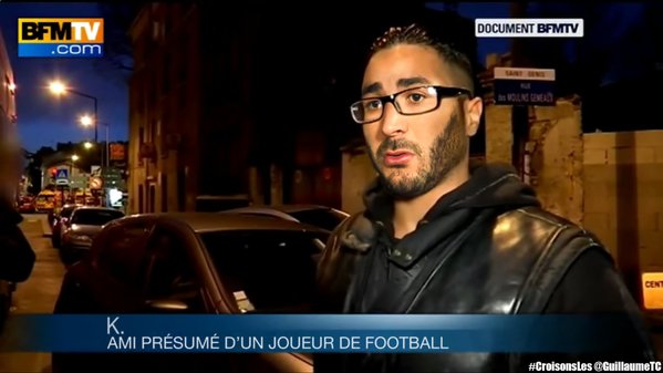 "Qd jai dit que j'ai déjà vécu ça, j'étais sérieux ! Moi aussi on a déjà essayé d'me faire chanter en début d'match"