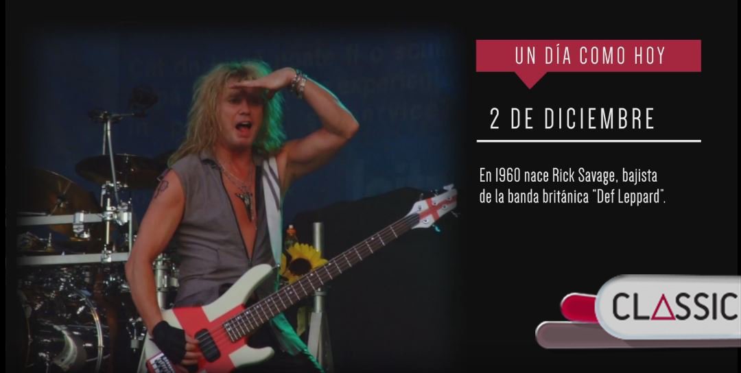  Happy Birthday to Rick Savage! bajista de 