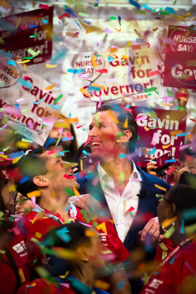 CalNurses's tweet photo. .@GavinNewsom picks up California nurses endorsement, via @sacbee_news https://t.co/CH5yENTZfC #Gav4gov https://t.co/oWUSqLPA0q