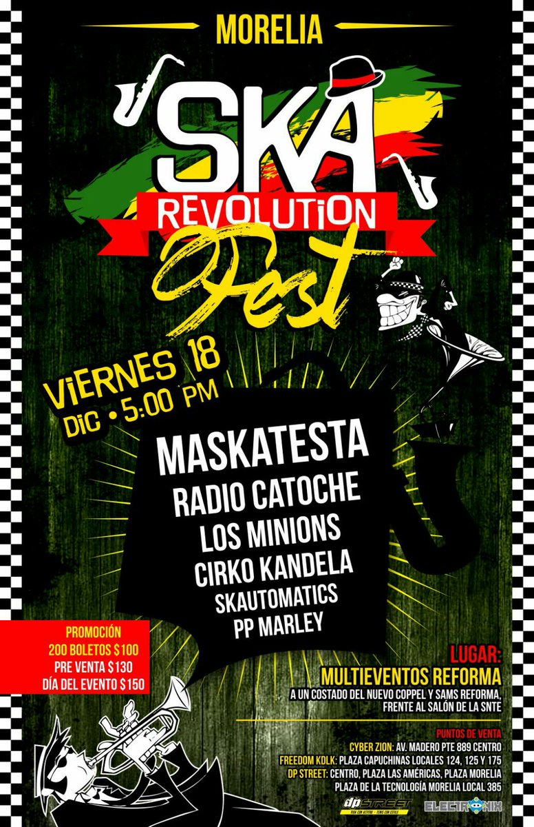 maskatestamx's tweet photo. #SkaRevolutionFest con @RadioCatoche Minions Cirko Kandela https://t.co/Zr37meqblC