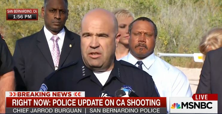 San Bernardino Police Chief says upwards of 14 dead, 14 injured in #SanBernardino shooting: on.msnbc.com/1OGQvP5