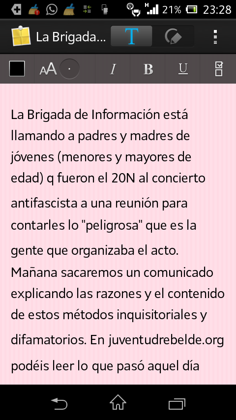 YescaValladolid's tweet photo. Retuitead esto, por favor. Nos tocan a un@, nos tocan a tod@s. Así no nos vais a callar, policía de las ideas! https://t.co/VesbXbLK6y