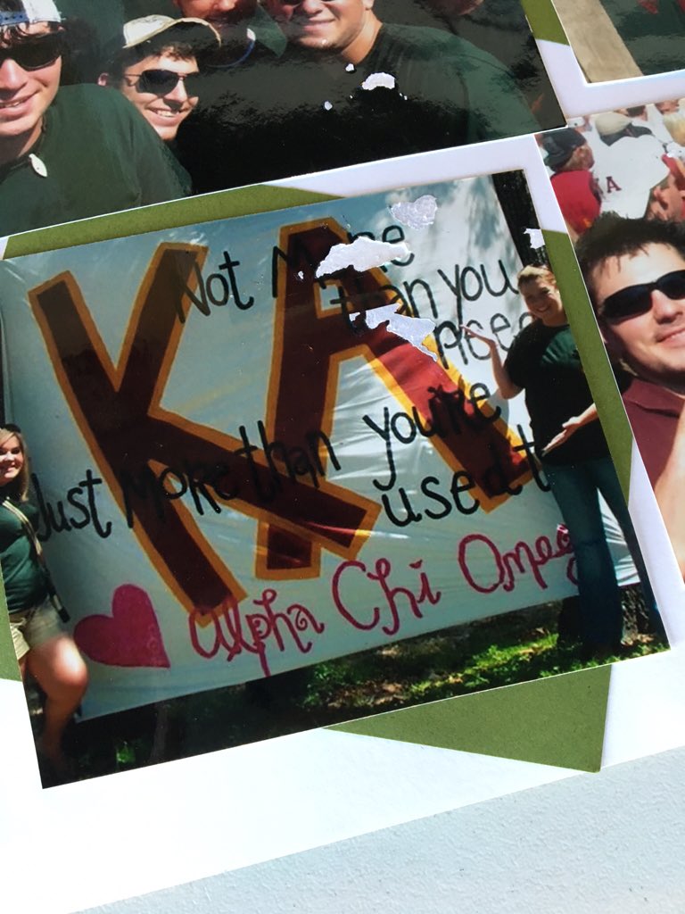 shsu_ka's tweet photo. "Not more than you need, just more than you're used to." Throwback on a Wednesday with @shsu_axo. #KAXO https://t.co/ASEIybz1b4