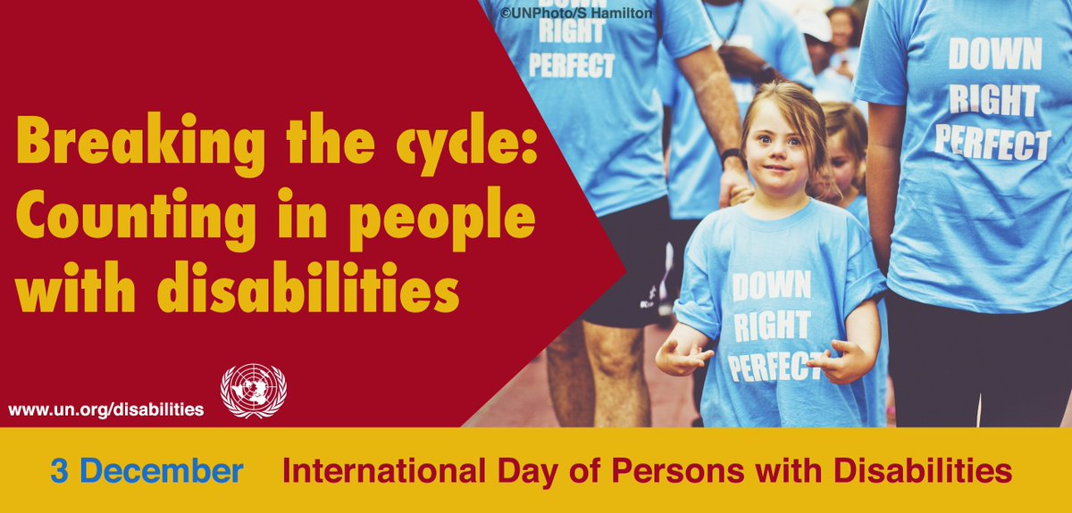 GlobalGoalsUN's tweet photo. People with disabilities count, too! We must include them in our stats: https://t.co/Qhv5m8qhpA #IDPD #GlobalGoals https://t.co/wdyeu62NXV