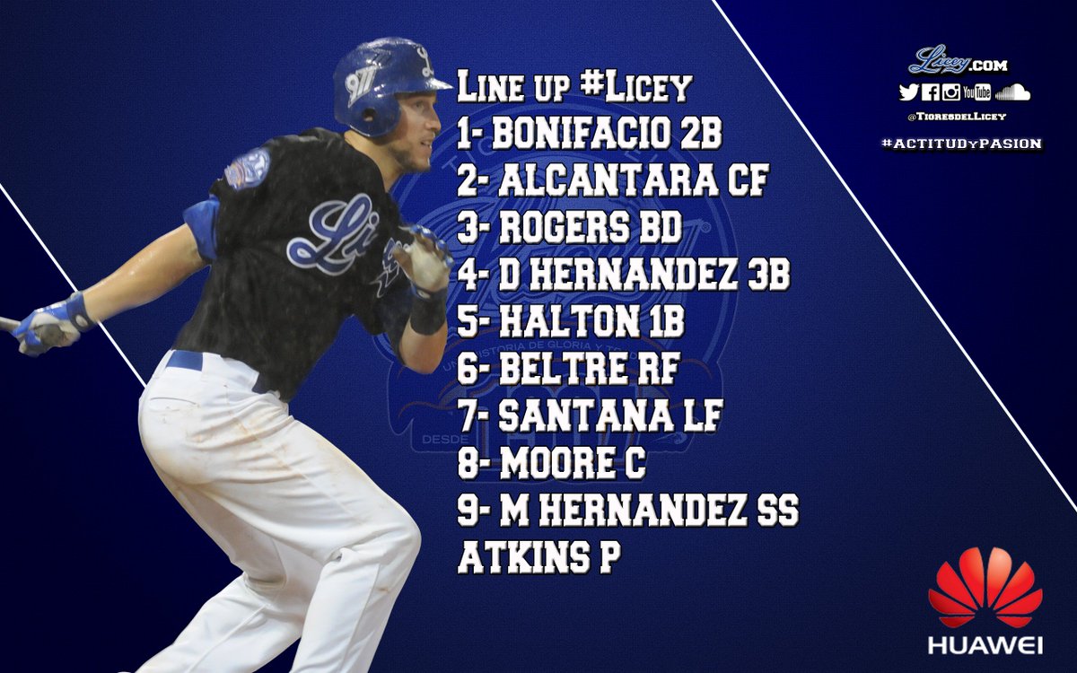 FdelValle's tweet photo. Domingo Santana otra veee 😫 @TigresdelLicey: LineUp vs @TorosdelEste 

#TLvsTE #ActitudYPasion https://t.co/me0hucOntl"