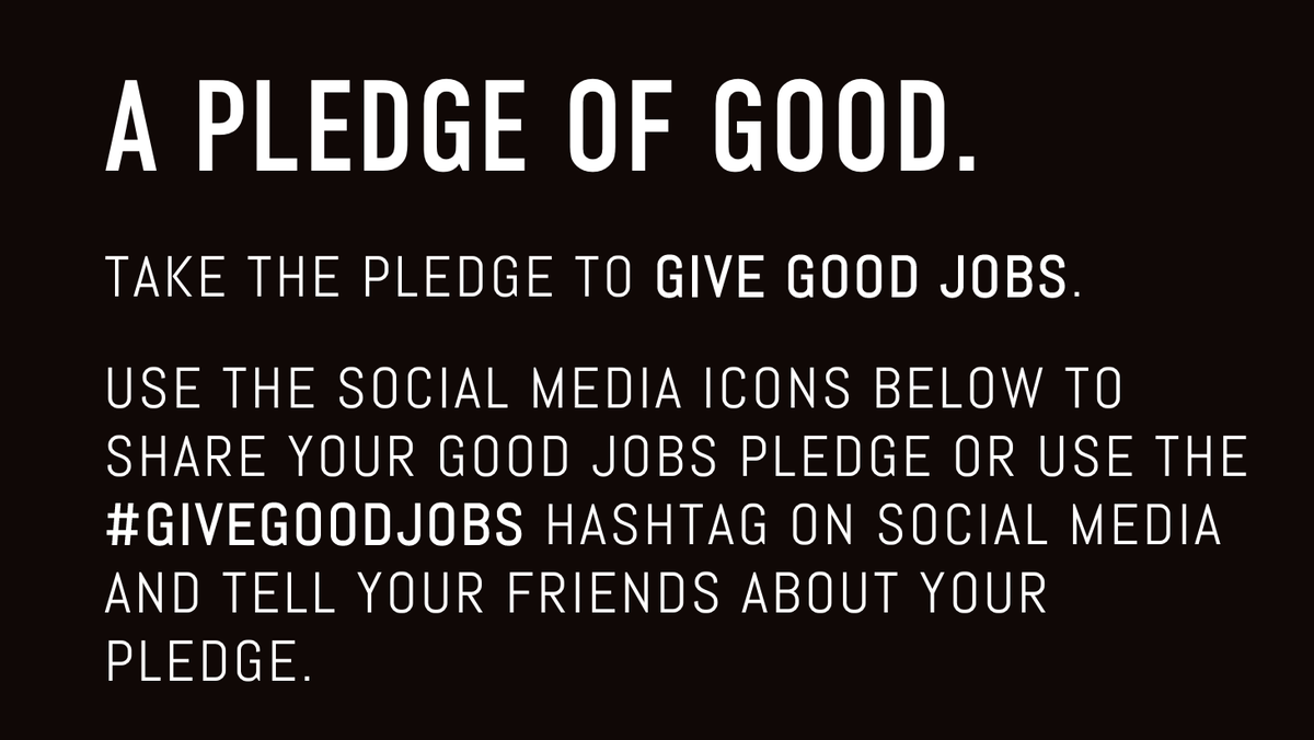 ICAfund's tweet photo. Join us at https://t.co/EaL4WBUMVG today and take the the #GiveGoodJobs pledge. https://t.co/62omm2UCnB