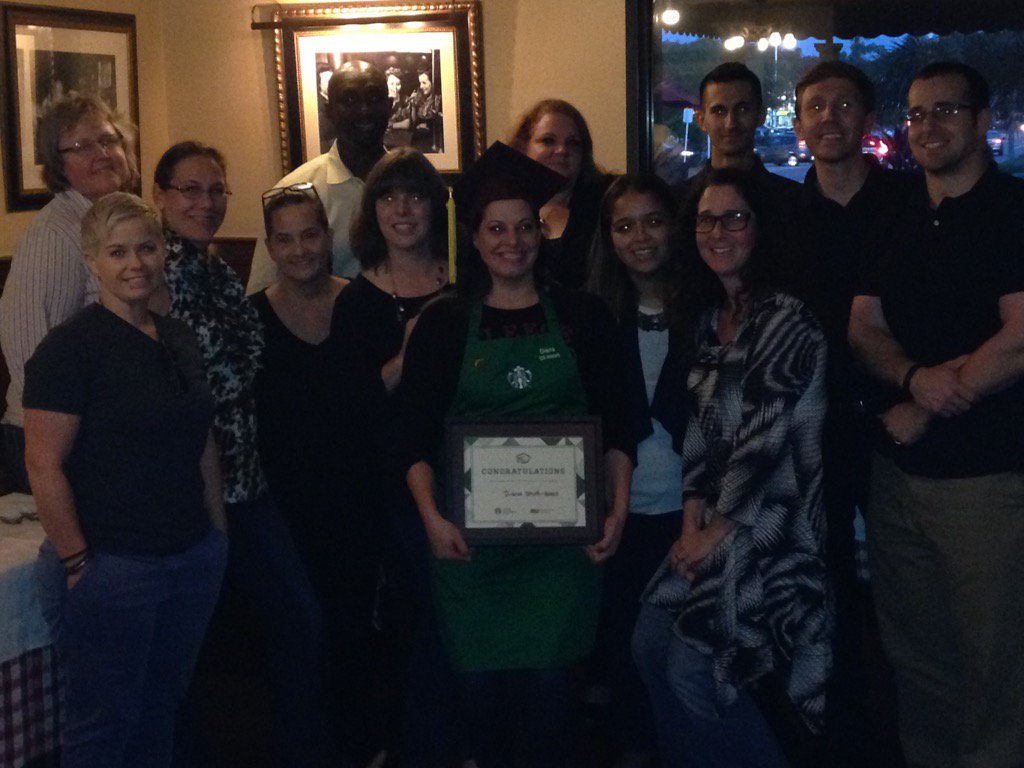 Congratulations Diana!!! Our first ASU Graduate! D-927 Celebrating!!!