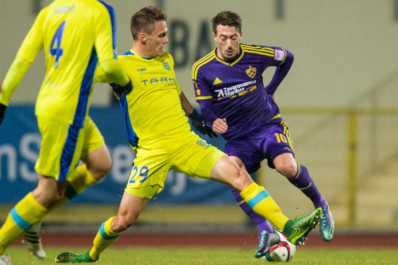 Ibraimi during the game