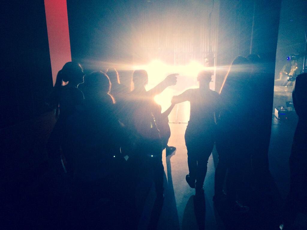 StepByStepProd's tweet photo. A little sneak peak backstage at dress rehearsal preparing for opening night tomorrow hard at work #prierpourparis🇫🇷 https://t.co/j7Gs7qPPFj