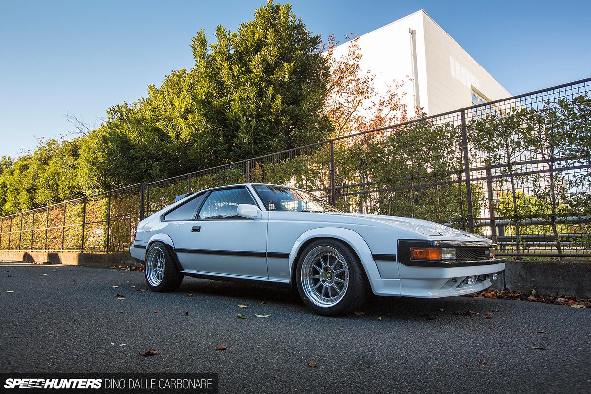 Speedhunters's tweet photo. A resto-modded Toyota Celica XX with Honda power. More here: https://t.co/clQv7wruET https://t.co/85lfQq2fkR