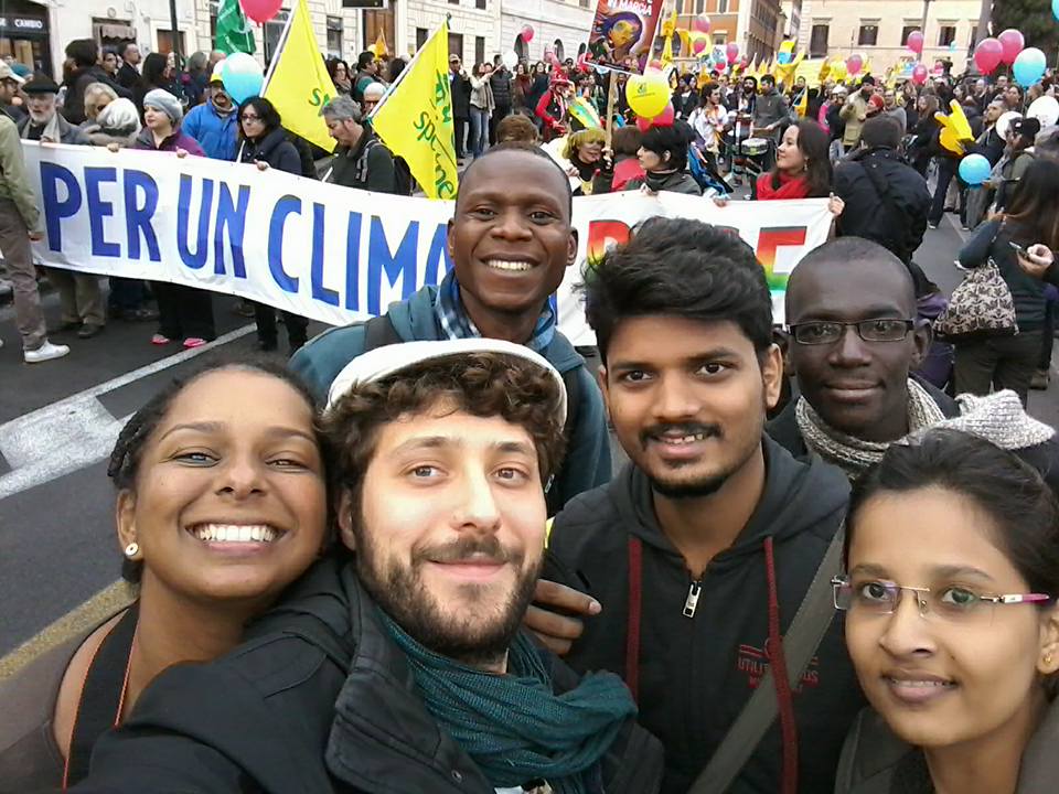 Our partners participated on Climate March In Rome #ClimateAction #allforCOP21 #Sustainaware #esplora #noexcuse4life