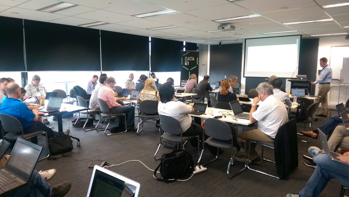 Full house for the #PointCloud DWG meeting #OGCSydney15