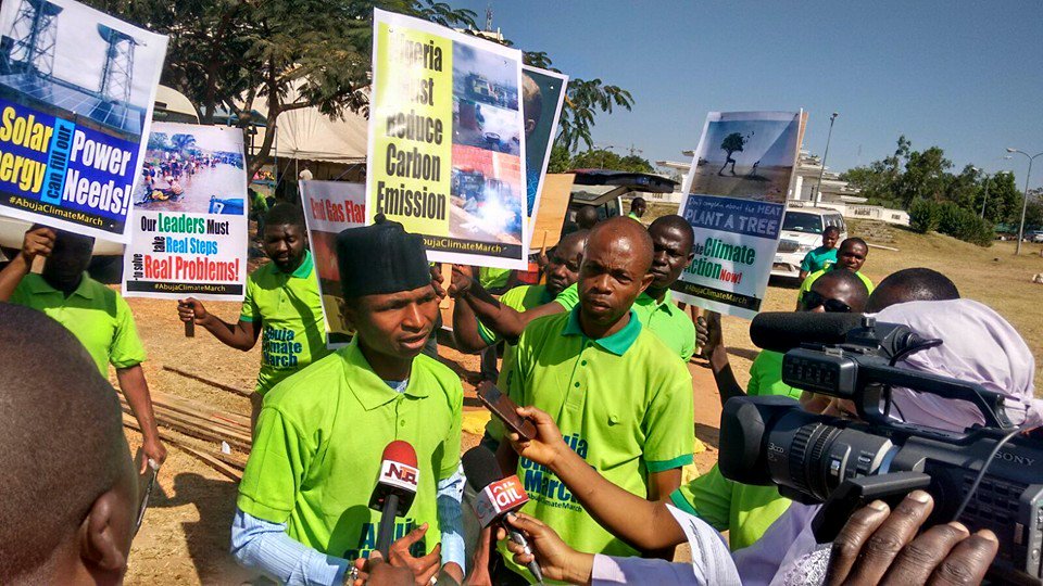 Our partner org. CODE actively participated in Climate March in Abuja. #ClimateAction #AllForCOP21 #Sustainaware