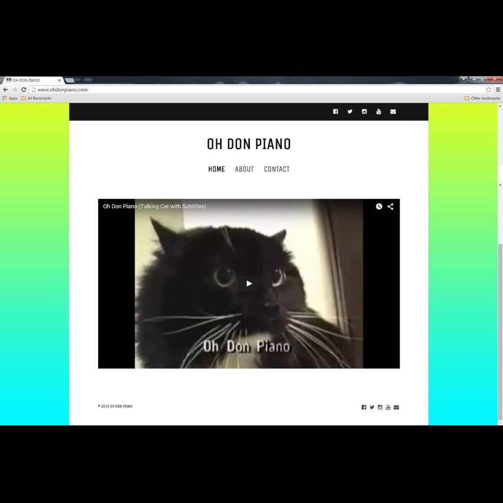 Oh Don Piano (Talking Cat with Subtitles)
