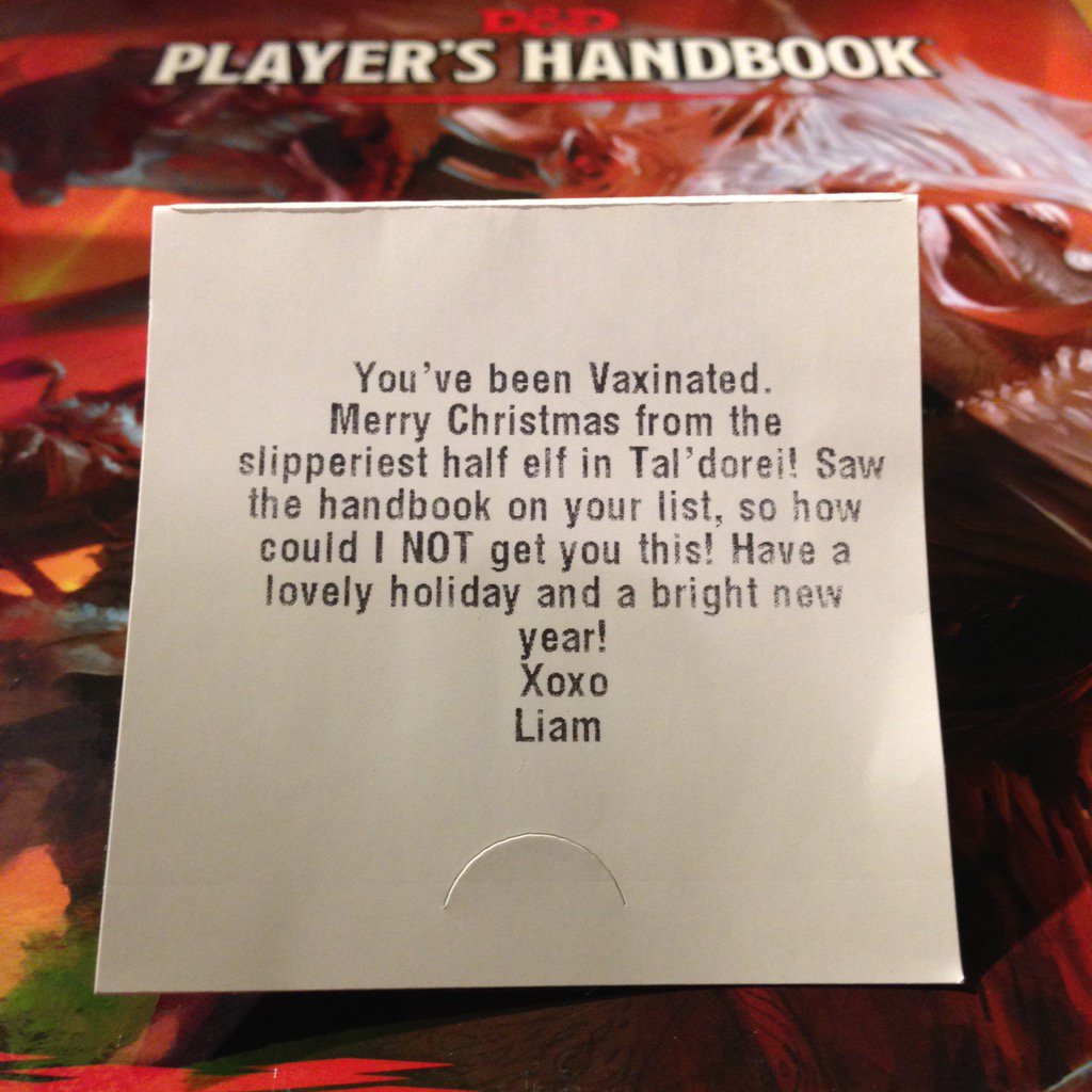 LauraES's tweet image. Biggest thank you to @VoiceOfOBrien for my gift! My first ever RPG book though I've been playing for a few years 1/2