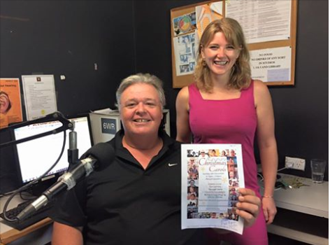 waringarriradio's tweet image. Katy Siemens in #6WR promoting Christmas carols in #Kununurra Sunday 6 December @ Picture Garden from 5.15pm