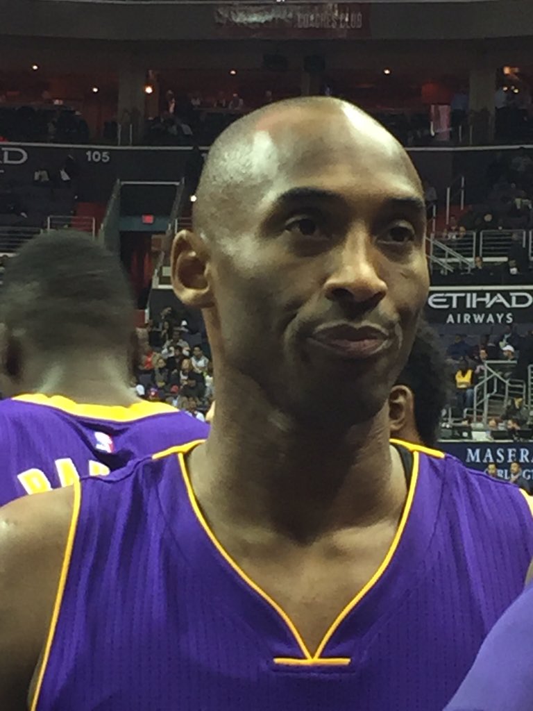NatsNatitude's tweet photo. #Kobe faces of @kobebryant on his #FarewellTour in #DC! #KB34 #WizLakers #Wizards #RadioParty @davejsports @GCtalks https://t.co/lNLUxiD9qC