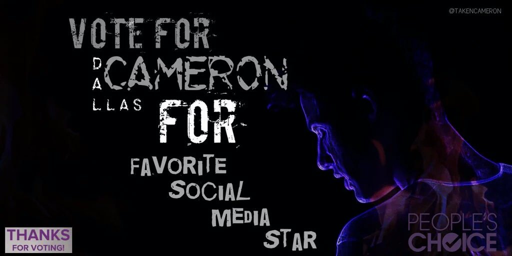 TAKENCAMERON's tweet photo. JUST DO IT #CameronDallasForPCA
https://t.co/319GrziLHv https://t.co/RFIa236Jh7