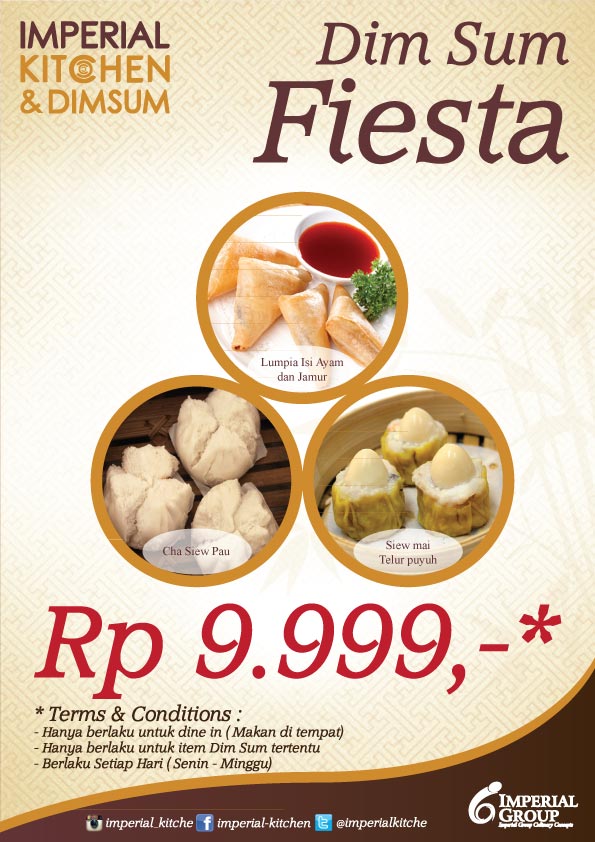 Promo Dimsum Fiesta Desember Rp 9.999,-* <a href="/AEONMallBSDCity/">AEON MALL BSD CITY</a> <a href="/Mega_Bekasi/">Mega Bekasi</a> <a href="/GrandMetMall/">Grand Metropolitan</a> <a href="/MallOfSerang/">Mall of Serang</a>
