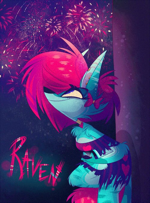 Raven :•watches fireworks alone•