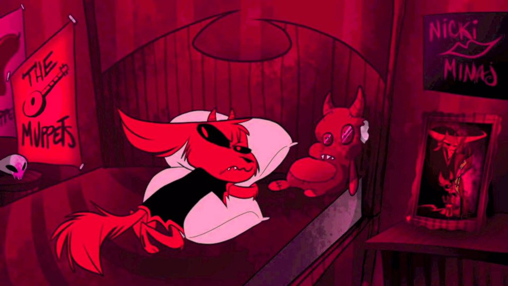 son of 666:•was mad at my dad lays in my bed looking at the door holding my pillow  •