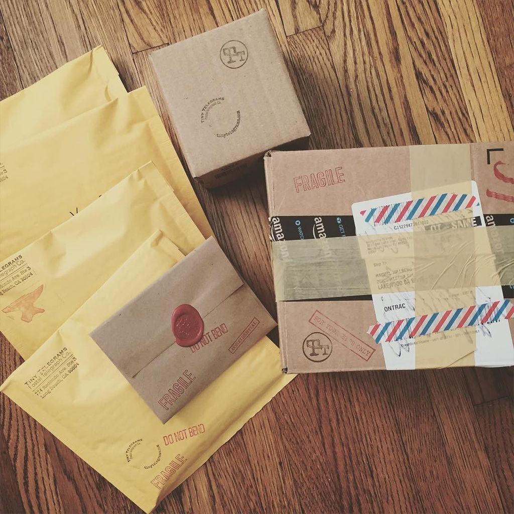 TinyTelegrams's tweet photo. Buncha orders went out this morning! Yay! #tinytelegrams #tinycryptograms #tinytreasurehun… https://t.co/0qnbWhkYJm https://t.co/yrc8mVx5eT