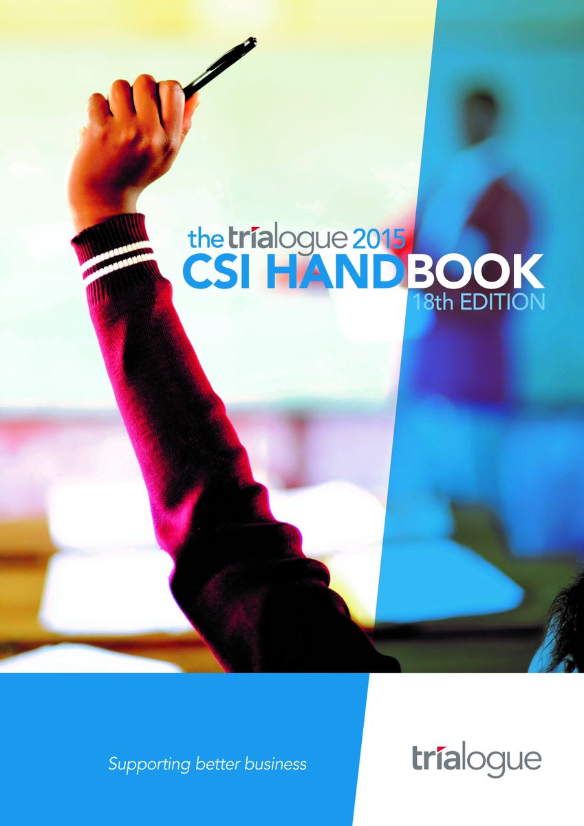 TrialogueSA's tweet photo. We launch the 18th edition of our Handbook this morning, with insight into the state of #CSI in SA! #CSI2015 https://t.co/g0rlJf47Ky