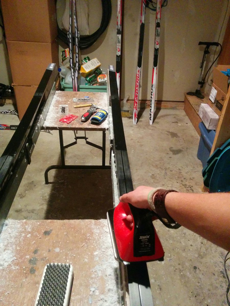 3hrs and many skis later...ready for the races! Stoked that my new skis came just in time-Thanks <a href="/MadshusRacing/">Madshus Racing</a>!