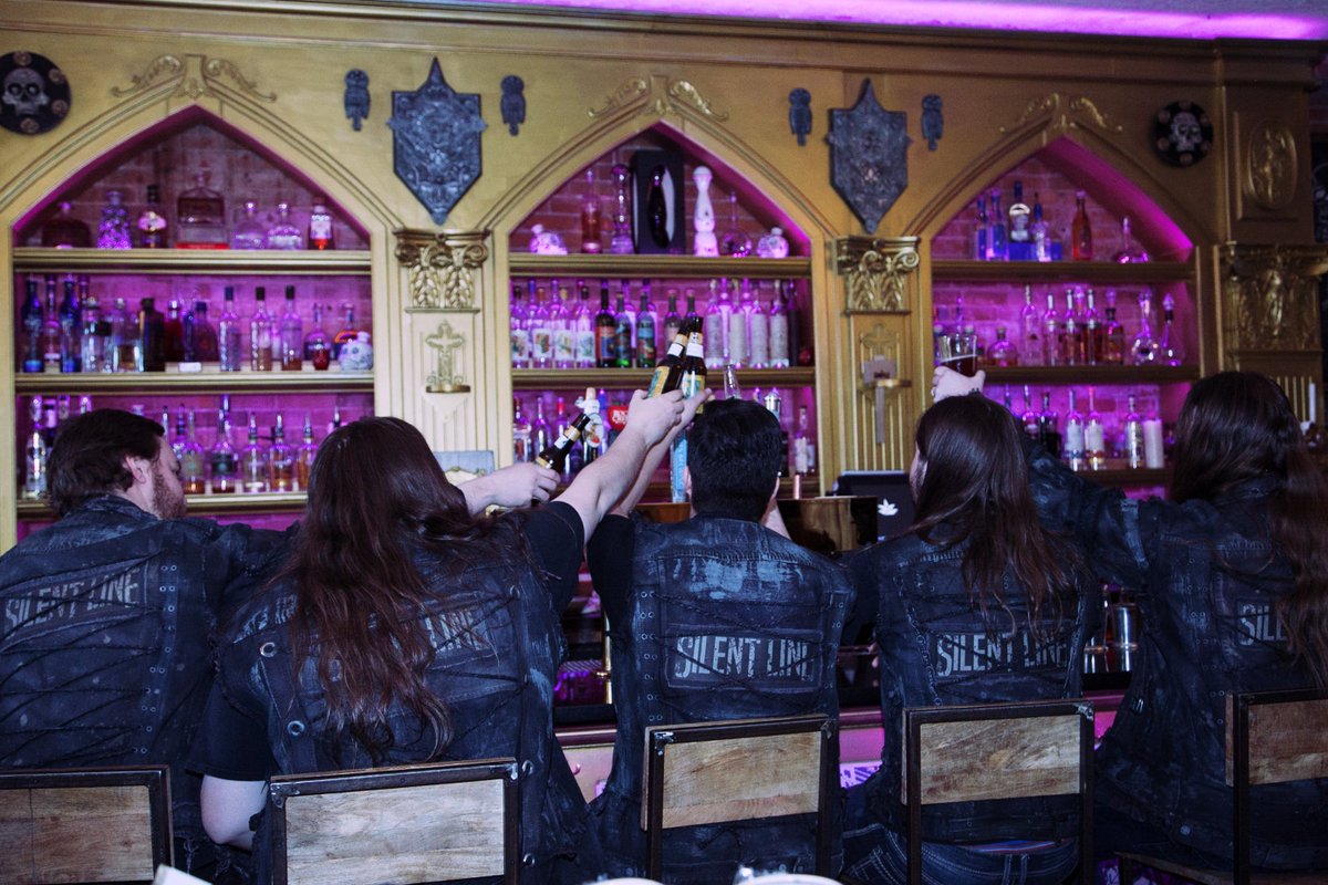 Just having some sips in the new band jackets at <a href="/ElCortezYEG/">El Cortez</a> Thanks for letting us use the bar and eat great tacos!