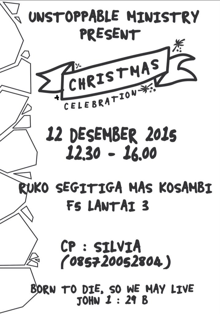 pelajar_US's tweet photo. Mark your calendar📆 We will be waiting for you on Saturday, December 12th at Sekre to celebrate our Jesus' birth🎉 https://t.co/ixp6omWGp3