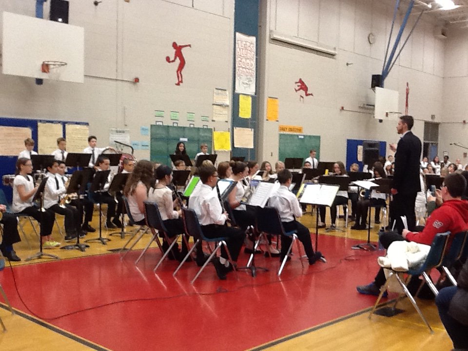 Thank you to Mr. Polhemus and Ms. Taylor for leading the 6th Grade Band and Chorus in a wonderful concert tonight!