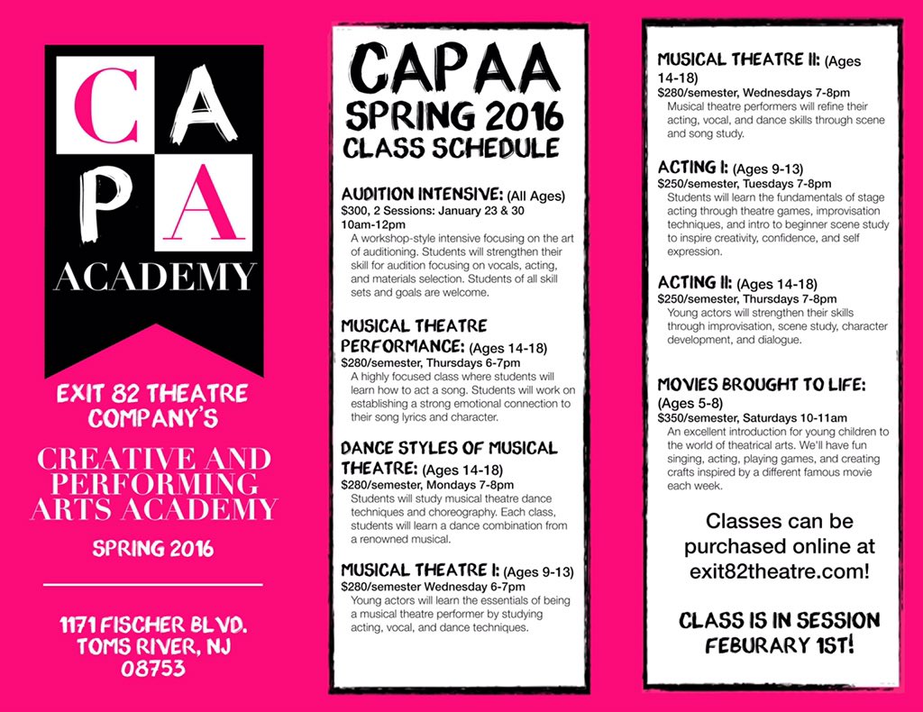 Exit82theatre's tweet photo. What's on your #wishlist ? #CAPAA #performingarts #njtheatre #exit82family https://t.co/mGr8RmHdxB https://t.co/BuqUXcXl2e
