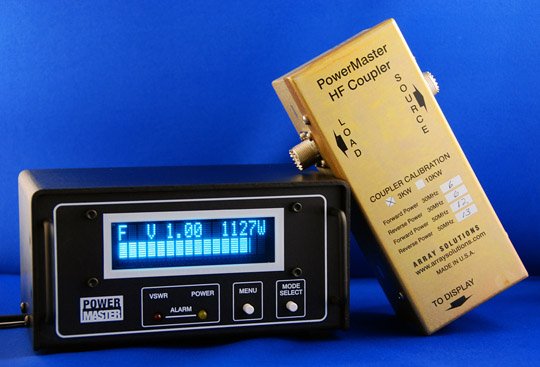 cqcqcqdx's tweet image. Speaking of #arraysolutions My Power Master unit is a Power/SWR meter & much-much more! #powermaster