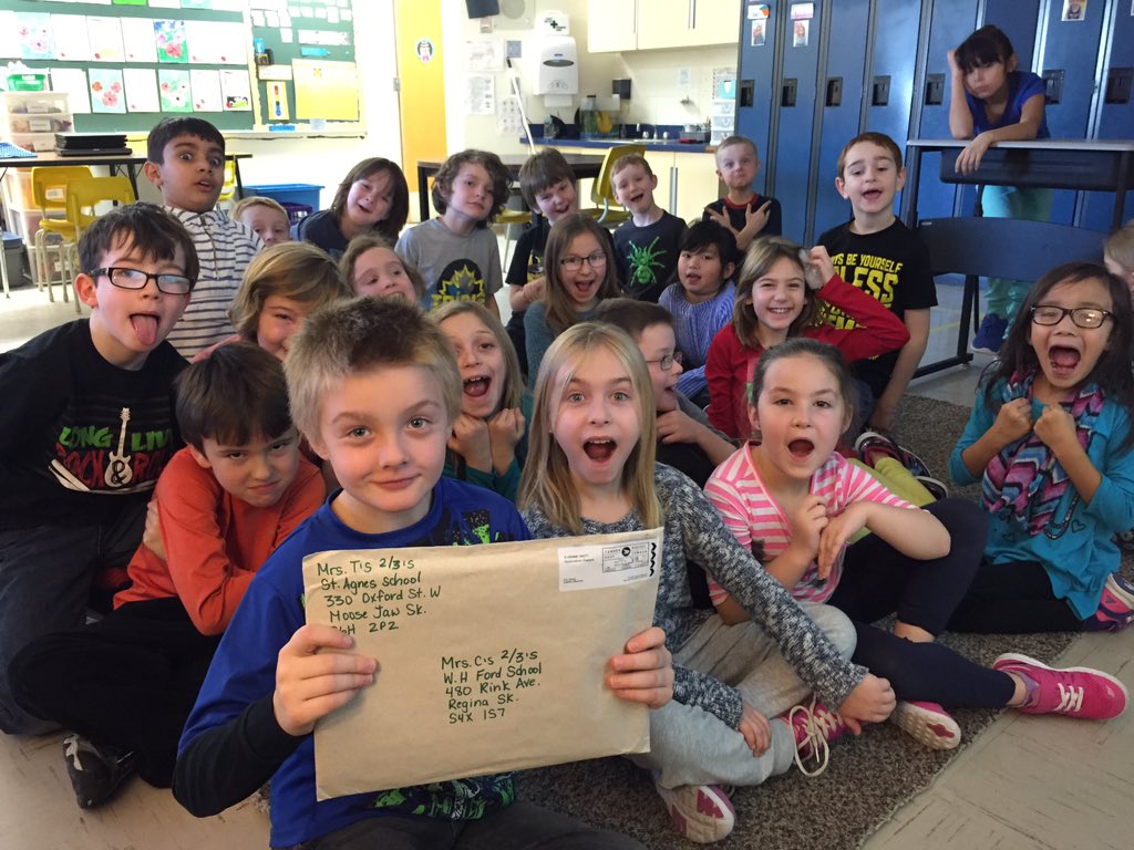 As always, we are excited!! We have mail! :) #grade23life #penpals @MrsTurberfield