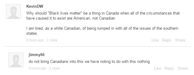 cbc_review's tweet photo. #CBC users want you to know that Canada doesn't have racism https://t.co/62Hn6N4CK3 #CBCcomments #BlackLivesMatter https://t.co/HOQOnSw8Ct