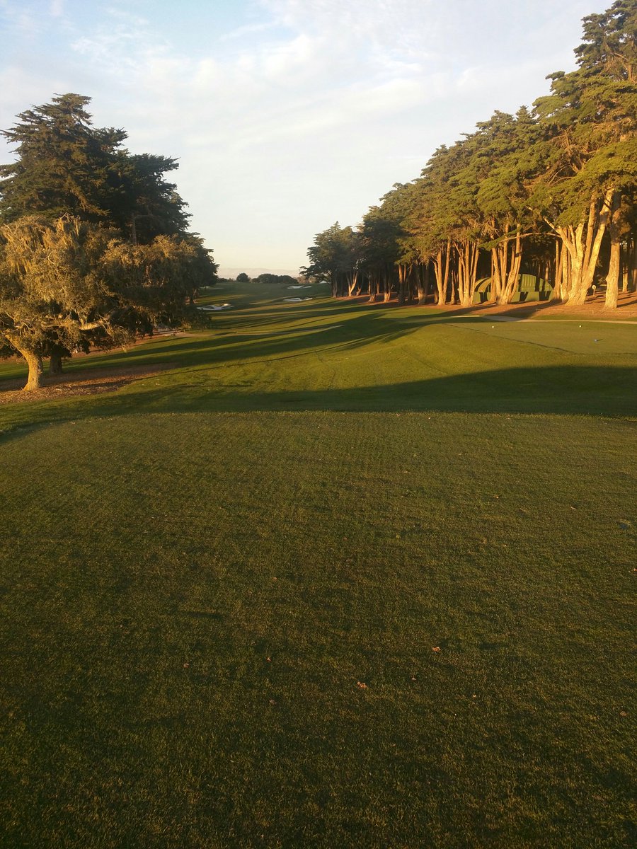 One of the best times to play #10 on Bayonet enjoying the long shadows. #bbhgolf #golf #bayonet #Monterey