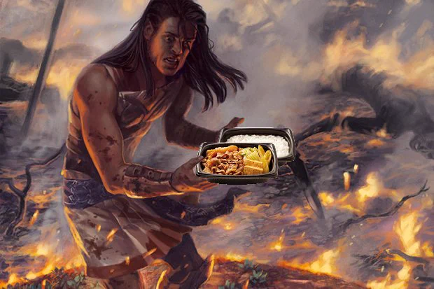 戦火に【牛すき焼き弁当】が舞い降りたｗｗｗ