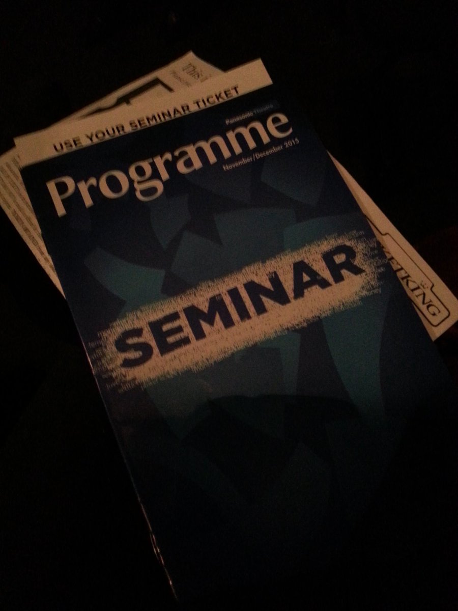 RomeoRoams's tweet photo. Thoroughly enjoyed #SeminarTo tonight! Thank you @Mirvish for the great seats :) #subscriberperks https://t.co/HFQErLHekd