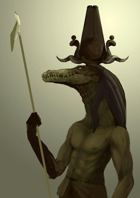 ArabianDivinity's tweet image. //What Sobek wears is similar to Anubis, though white and perhaps a bit shorter, starting at the hips and cutting+