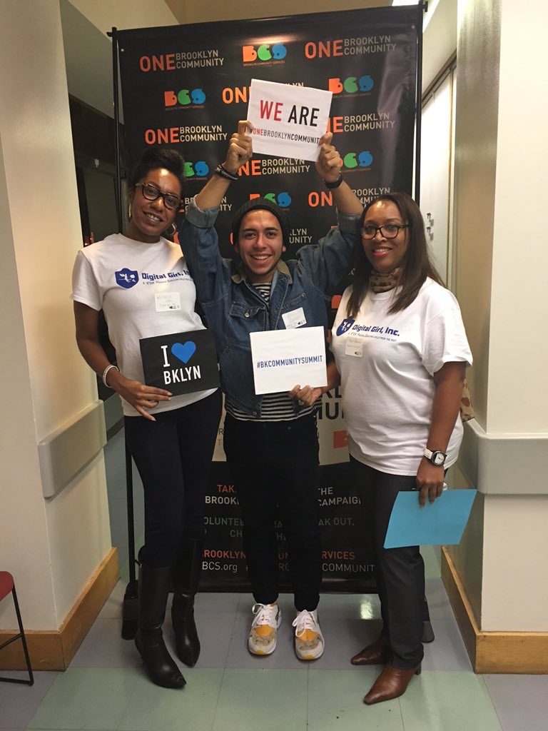 brooklyn_repair's tweet photo. Our fellow @j0nc0hen jumped into the @WeAreBCS #bkcommunitysummit photo w/ his service partners from @DigitalGirlInc https://t.co/oLIJcErARV